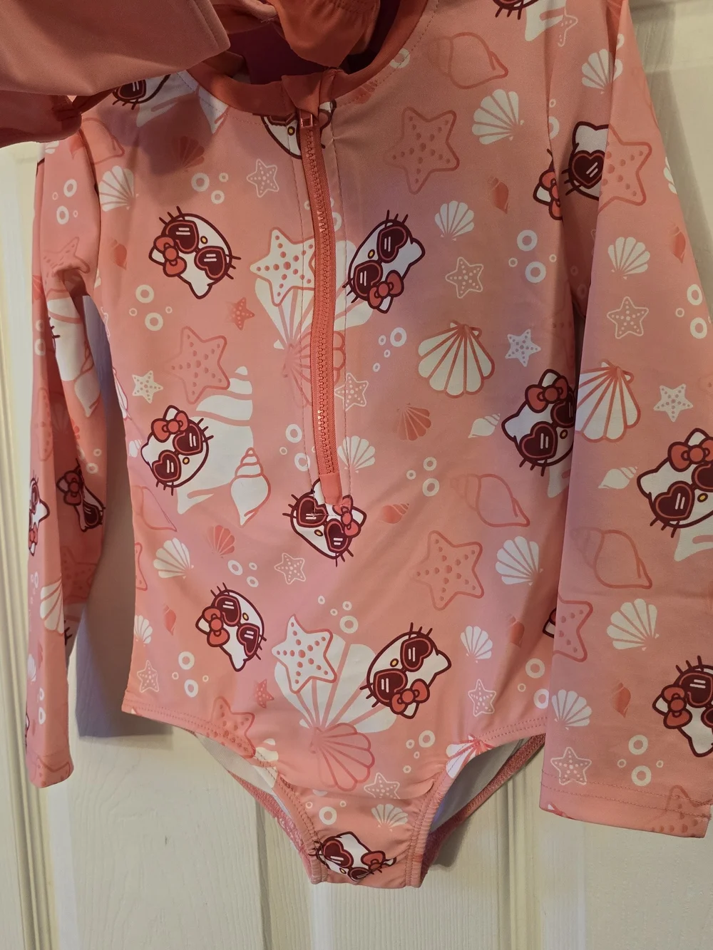 Hello Kitty Pink Girls' 2-Piece Swim Set